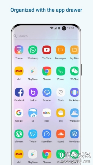 galaxy launcher(三星s10桌面启动器滑动效果版)