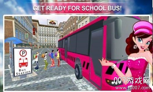 pink lady School Bus Driverv1.1Ѱ