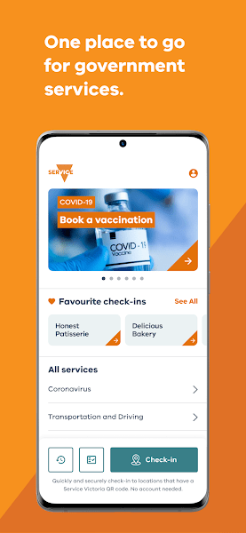 Service Victoria appv1.16.0 °