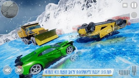 ѩײϷ(Car Crash : Icy Mountain Road)v1.3 ׿