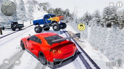 ѩײϷ(Car Crash : Icy Mountain Road)v1.3 ׿