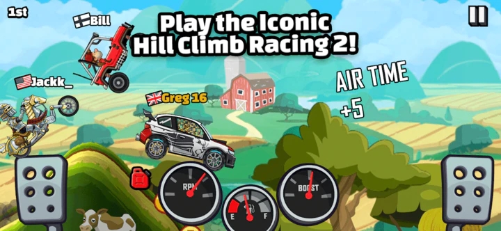 ɽİ2023°(Hill Climb Racing)v1.58.0 ׿°