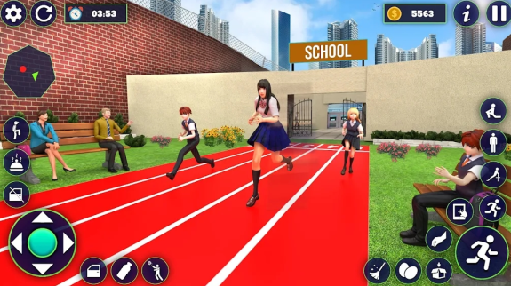 У԰˶Ẻİ(School Girl Life Simulator)