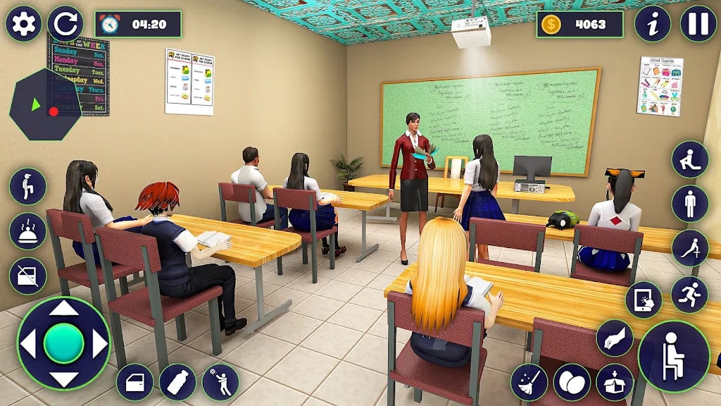 У԰˶Ẻİ(School Girl Life Simulator)v1.23 °汾