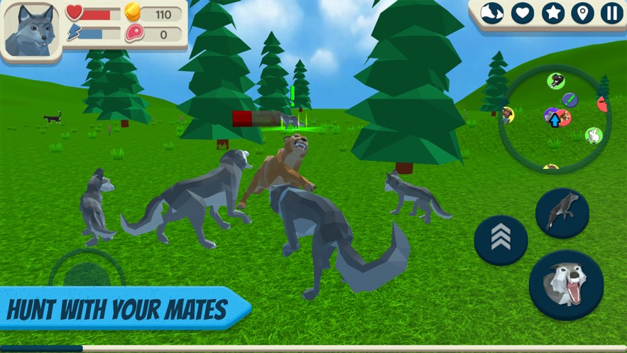 Wolf SimulatorϷ(Wolf Simulator: Wild Animals 3D)v1.0527 ޹
