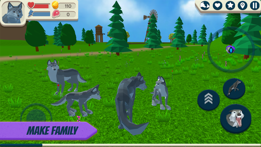 Wolf SimulatorϷ(Wolf Simulator: Wild Animals 3D)v1.0527 ޹