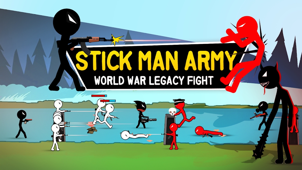 Stickman Trenches火柴人二战游戏下载 v2.2 最新版1