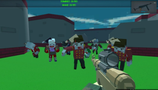 ǹսʬϷֻ(Blocky Gun warfare Zombie)