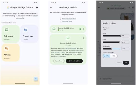 Google AI Edge Gallery