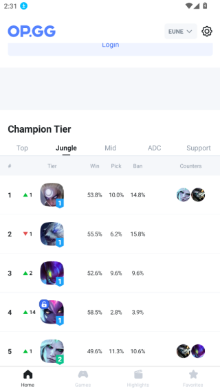 opgglol职业选手韩服战绩查询软件中文版 opgglol职业选手韩服战绩查询软件中文版