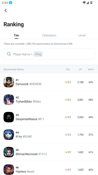 opggLOL英雄联盟数据库战绩查询版 opggLOL英雄联盟数据库战绩查询版