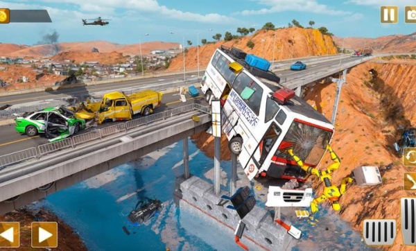 3D高速公路巴士碰撞模拟器 3D高速公路巴士碰撞模拟器