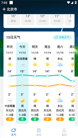 生活天气预报 生活天气预报