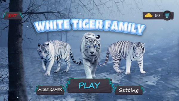 Wild White Tiger Family Sim中文版下载 Wild White Tiger Family Sim中文版下载