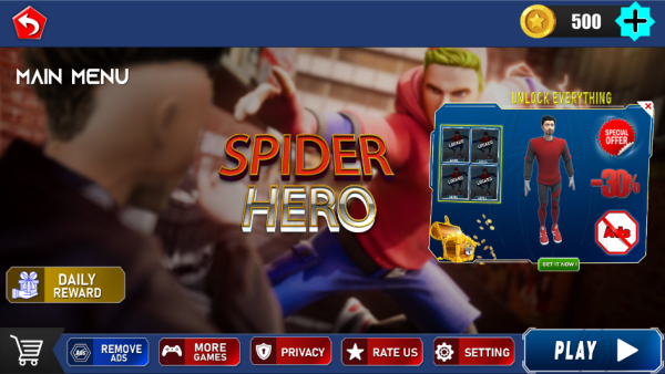 Spider Fighter Man Heroİ