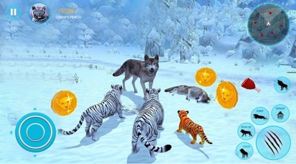 Wild White Tiger Family Simİv1.0 ׿