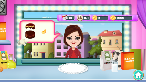 Cake Baking Games for Girlsİ