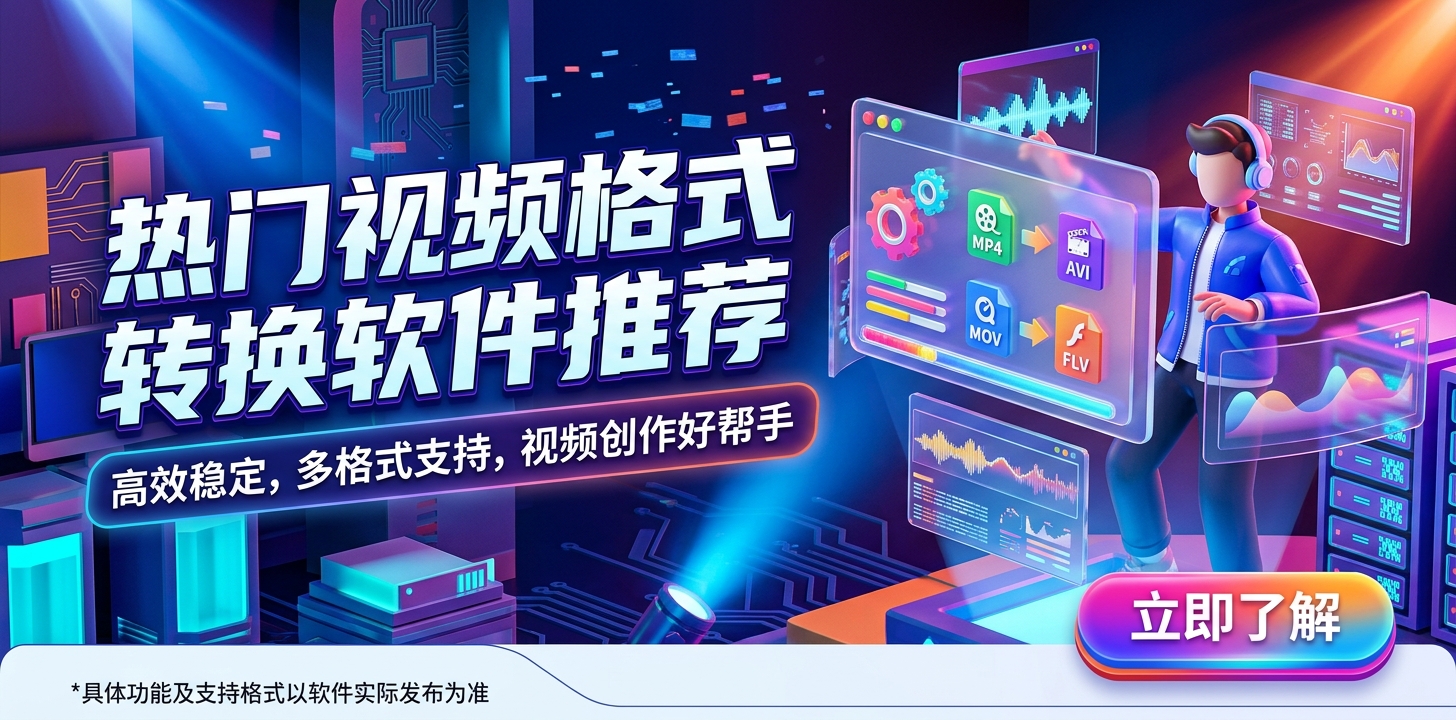 热门视频格式转换软件推荐