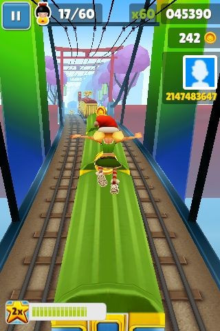 �����ܿᳬ���ܿ˰汾���ò˵��������İ�(Subway Surf)
