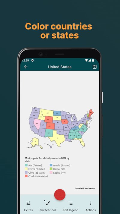 mapchart��ͼ��ɫ���°�����v6.5.1