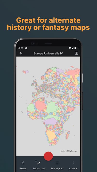 mapchart��ͼ��ɫ���°�����v6.5.1