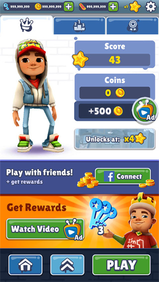 �����ܿ�ī�����޸İ�(Subway Surf)v3.59.2 ��׿���°�