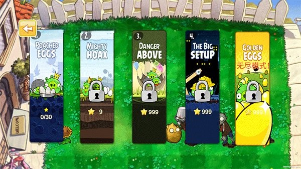 愤怒的植物大战僵尸捣蛋猪安卓版 愤怒的植物大战僵尸捣蛋猪安卓版