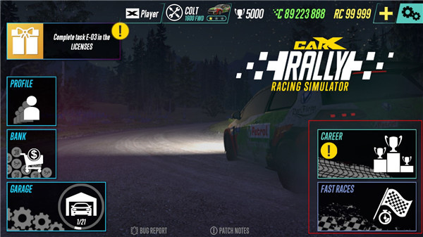 carx���������ò˵�����