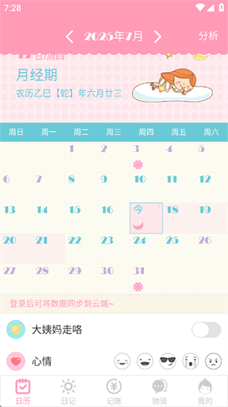 女生日历 女生日历