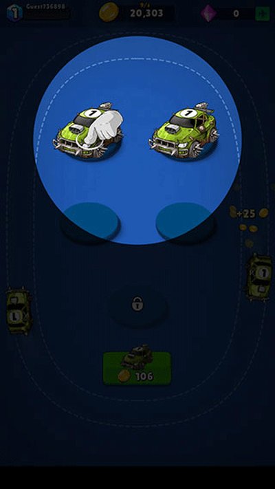 �ϳ�ս��С��Ϸ(MergeBattleCar)��׿��