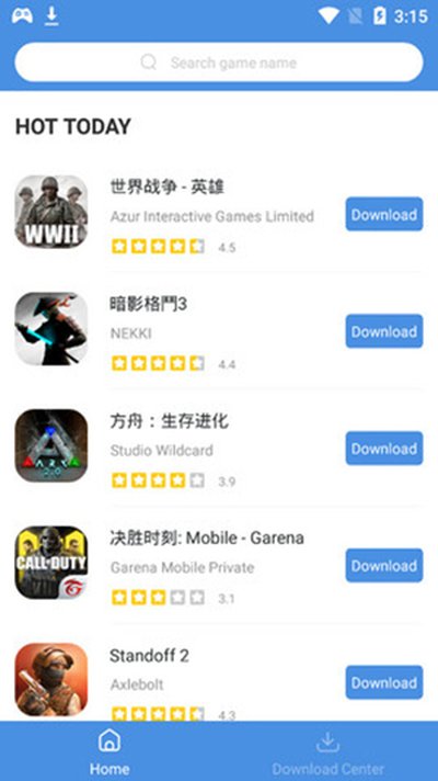 gamestoday�����ֻ������ذ�׿�����汾vrelease-0.3
