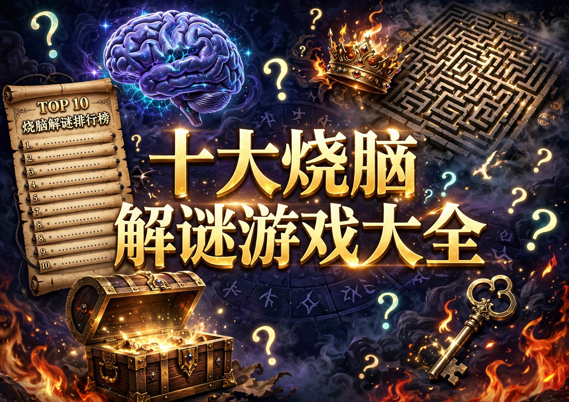 十大烧脑解谜游戏大全
