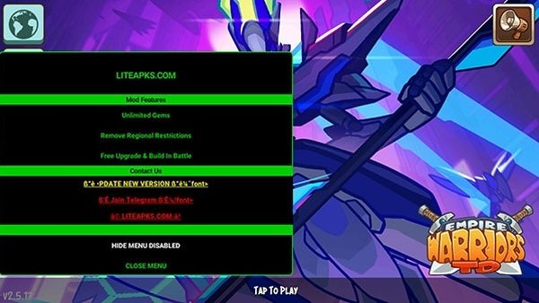 �۹�սʿTD���ò˵��������v2.5.20