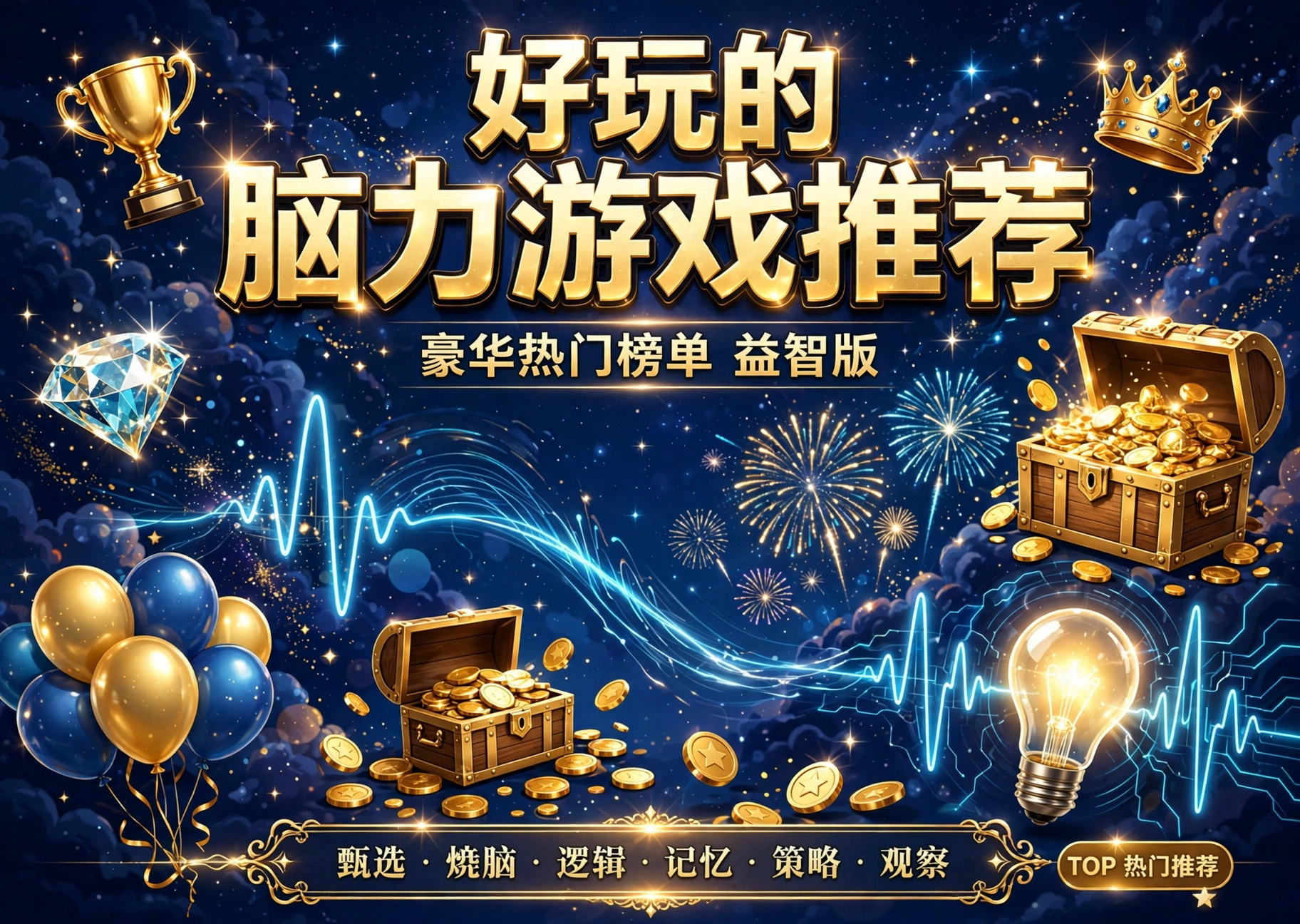 好玩的脑力游戏推荐